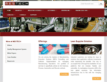 Tablet Screenshot of mestechservices.com